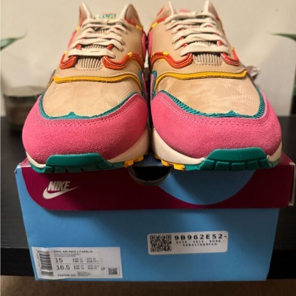 Nike Air Max 1 Familia FN0598-200 Hemp Pinksicle Sanddrift Glacé Rose Size 15 main image 7